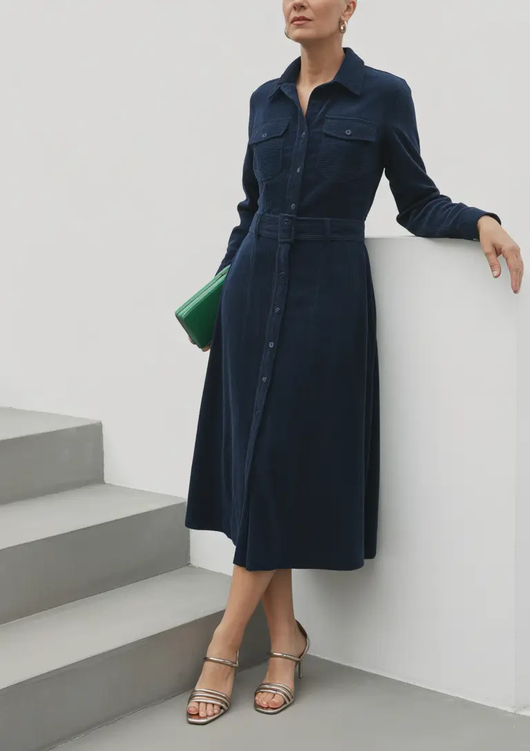 Spring Outfits for Women Over 50 Modern Shirt Dress