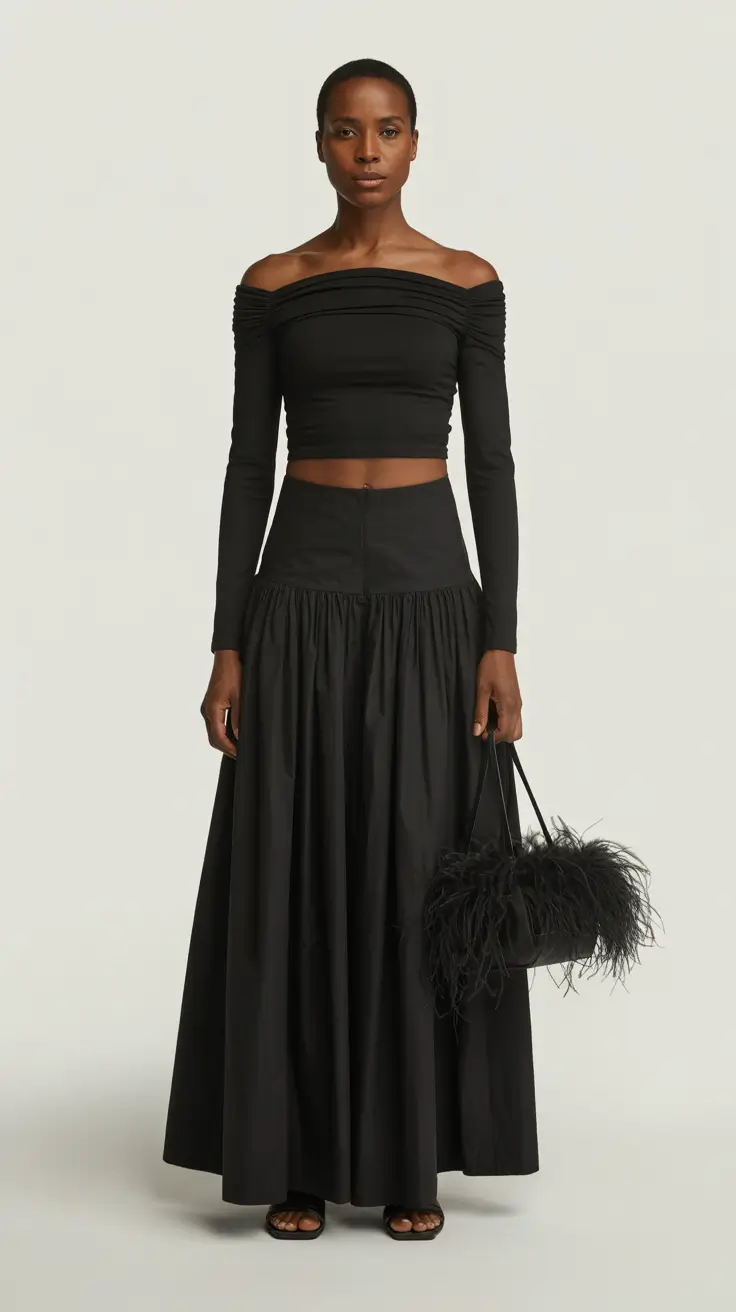 Spring Outfits for Women Over 50 Black Modern Style