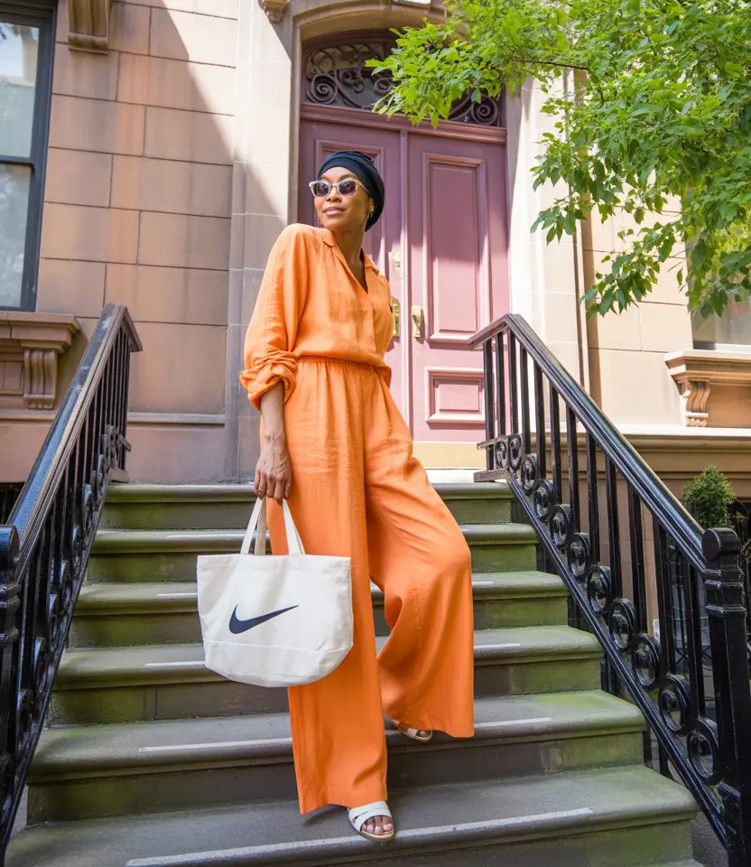 Spring Outfits for Women Over 60 Relaxed Elegance in Warm Citrus Tones