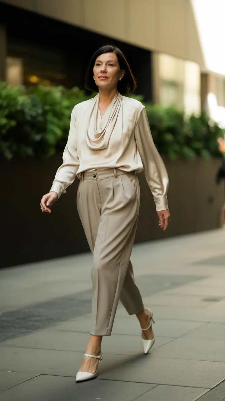 Spring Outfits for Women Over 60 Neutral Layers That Move With You