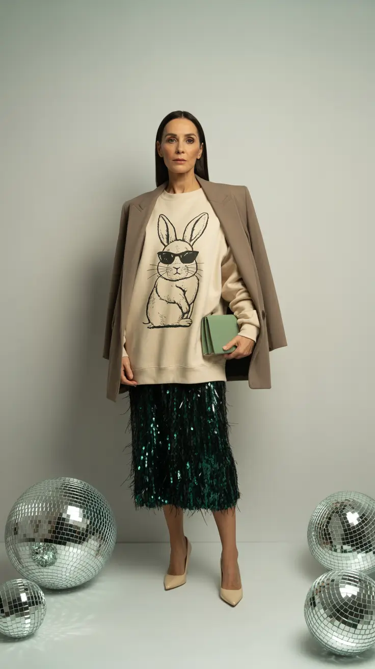 Spring Outfits for Women Over 60 Playful Graphics With Tailored Calm