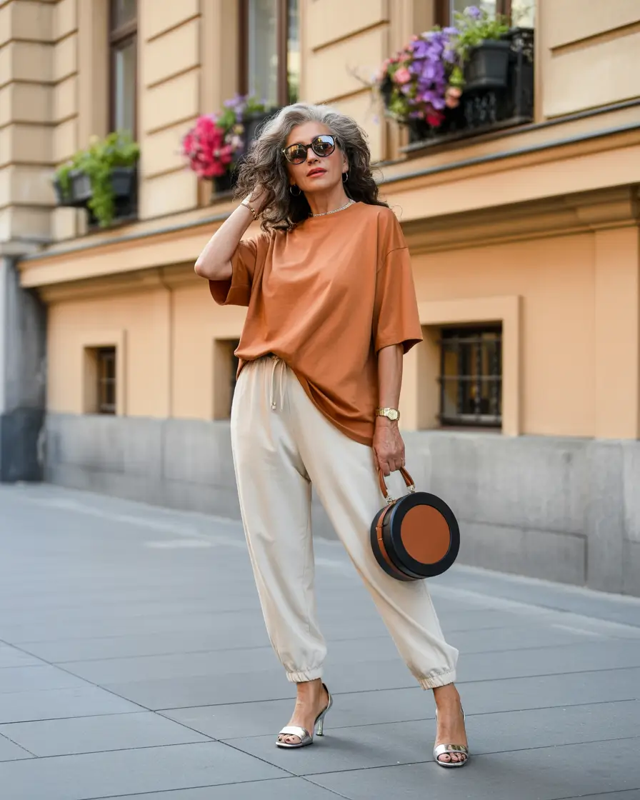 Spring Outfits for Women Over 60 Easy Street Style with Earthy Balance