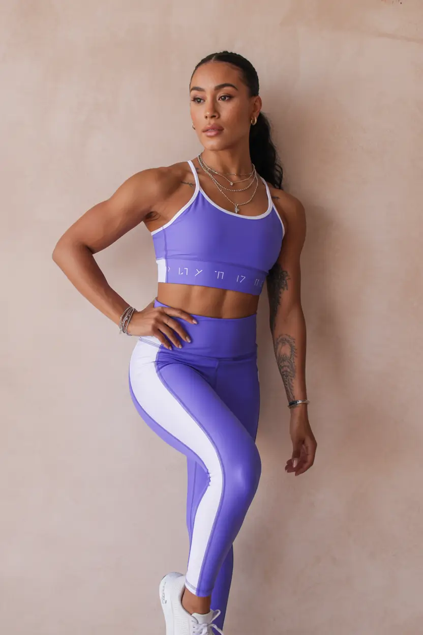 spring sport outfits for women 2026 Korean Inspired Lavender Athleisure Glow