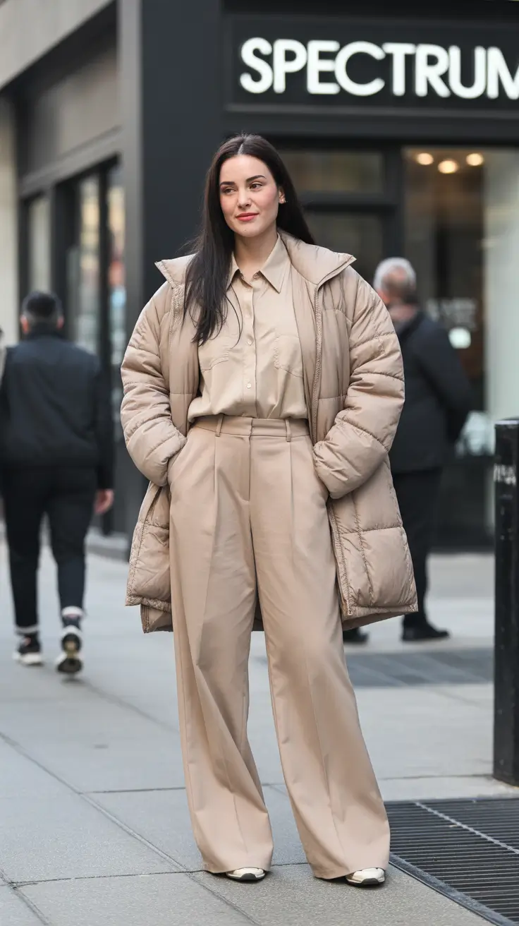 spring transition outfits 2026 Soft Neutrals for an Easy City Transition