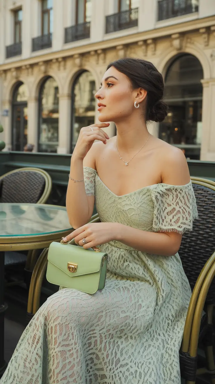 Spring travel outfits 2026 European Cafe Look