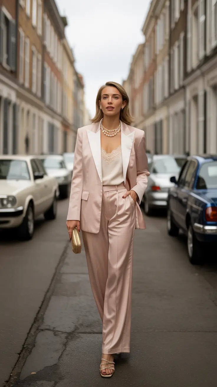 spring wedding outfit 2026 Modern Tailoring for a City Hall Moment