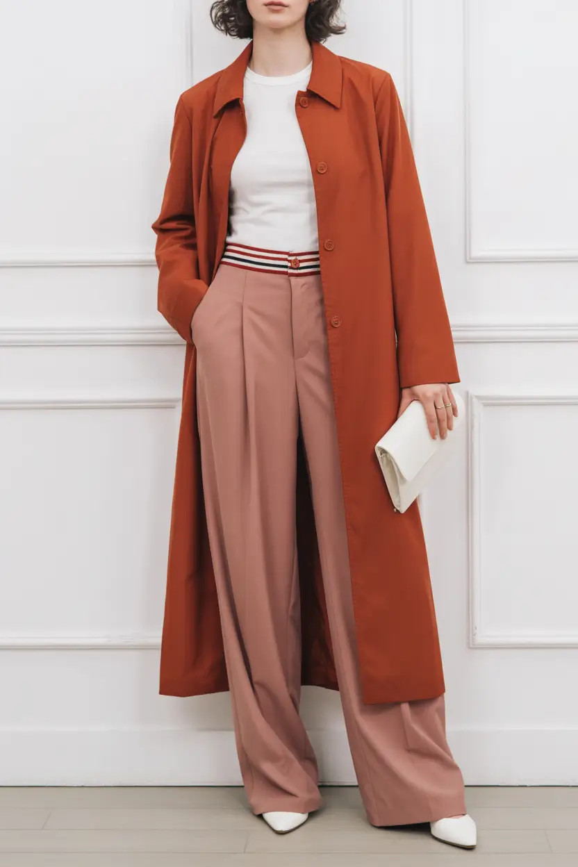 spring work outfits 2026 Warm Neutrals With a Casual Office Twist