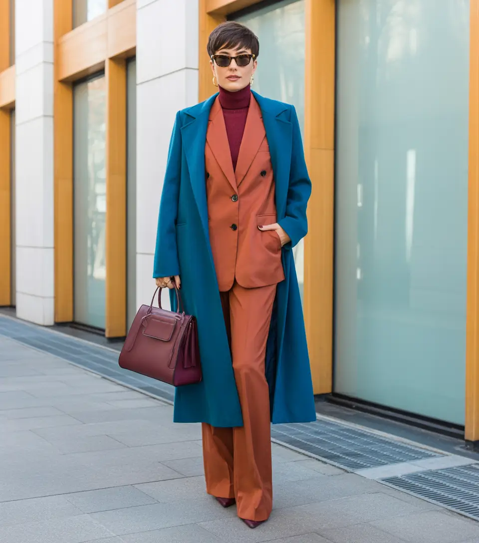 spring work outfits 2026 Bold Color Confidence For Modern Workdays