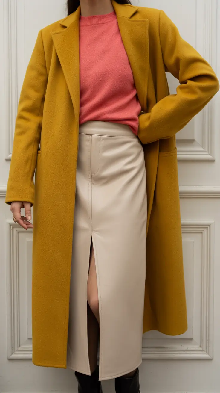 spring work outfits 2026 Soft Contrast For Early Spring Days