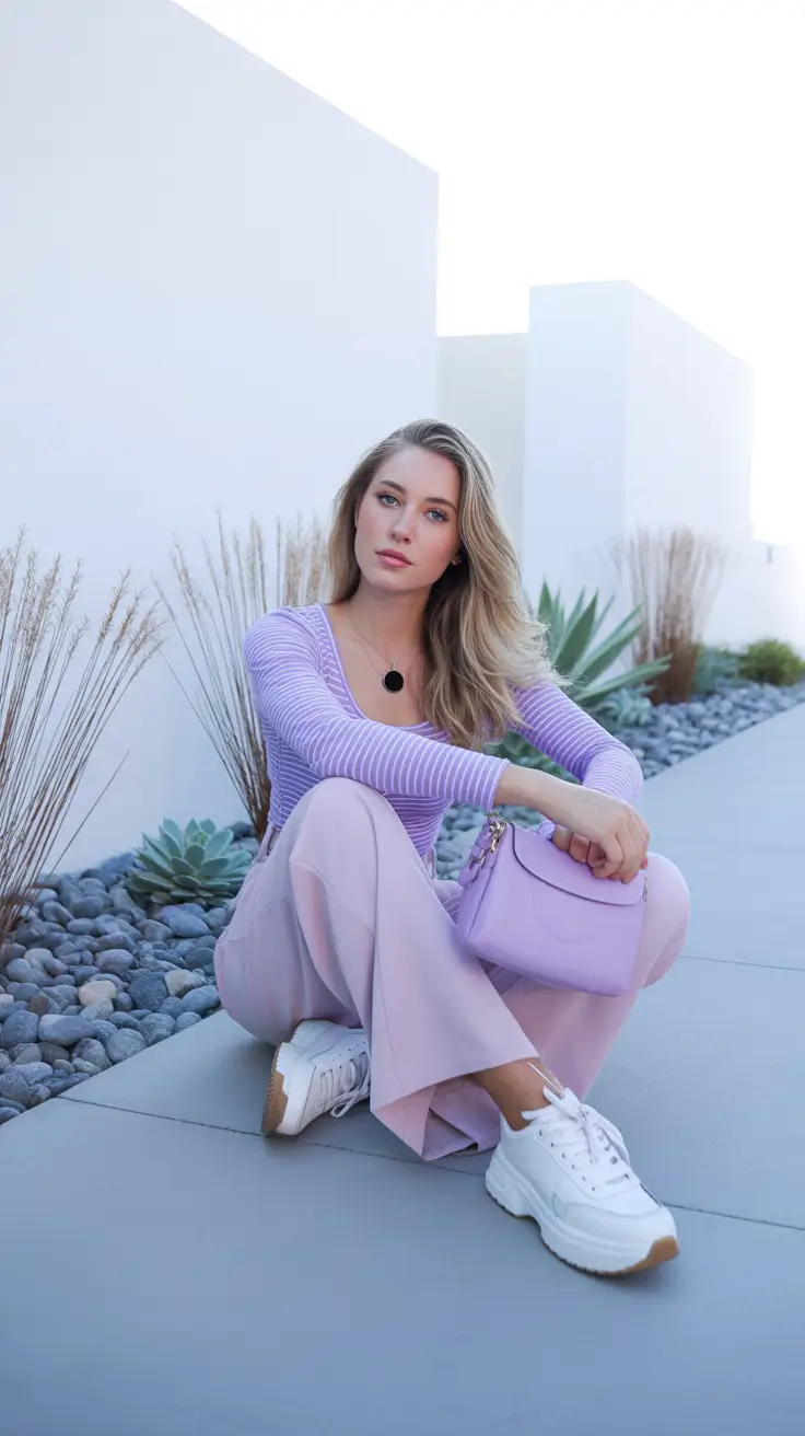 winter to spring outfits 2026 Pastel Comfort