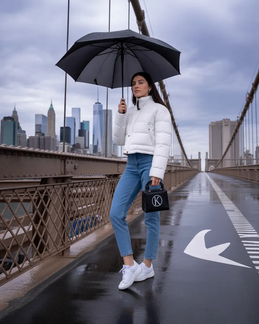 winter to spring outfits 2026 Rainy Day Classic