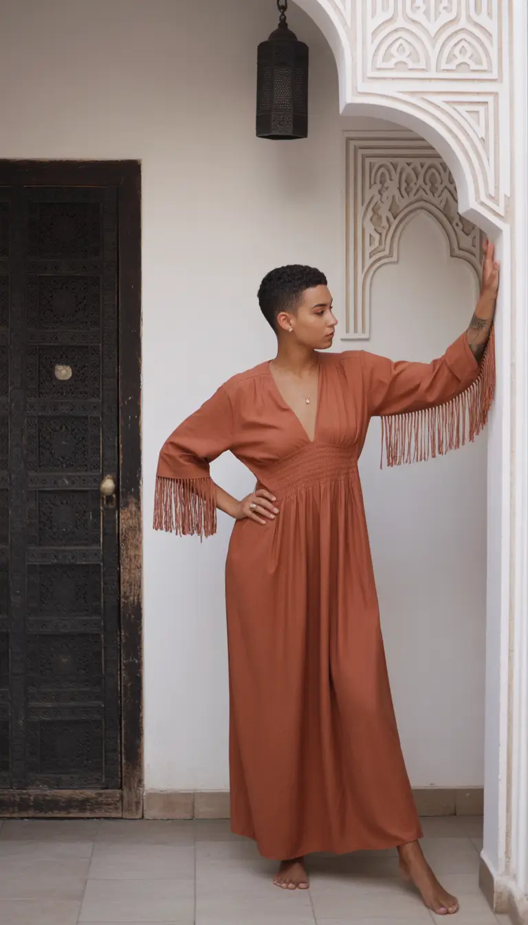 spring outfits boho 2026 Warm Minimalism with a Boho Soul