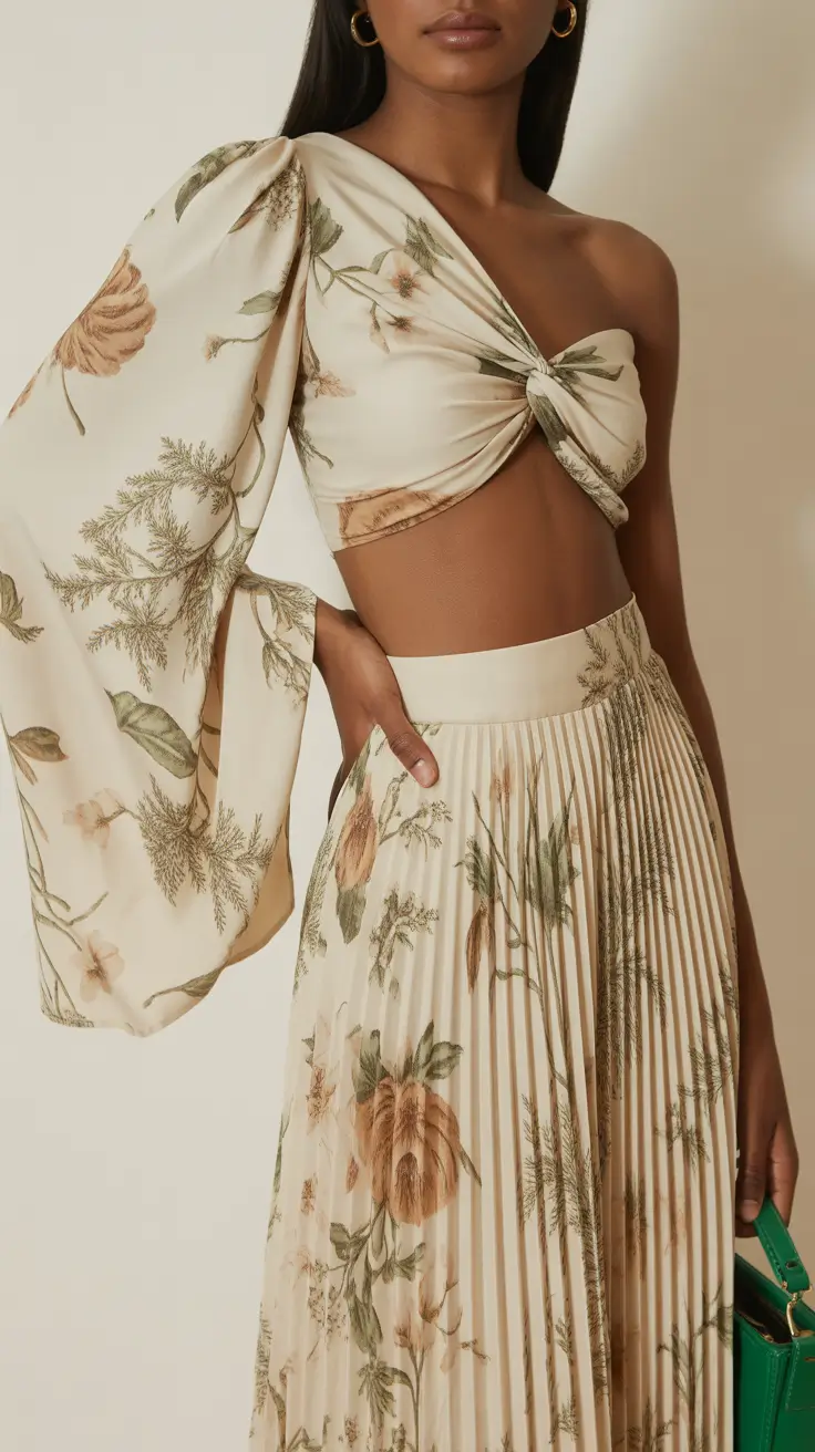 spring outfits boho 2026 Soft Botanicals and Quiet Elegance