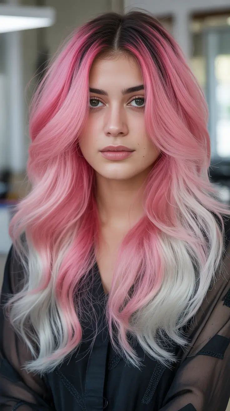 spring blonde hair color 2026 Rosy Blonde With a Modern Edge