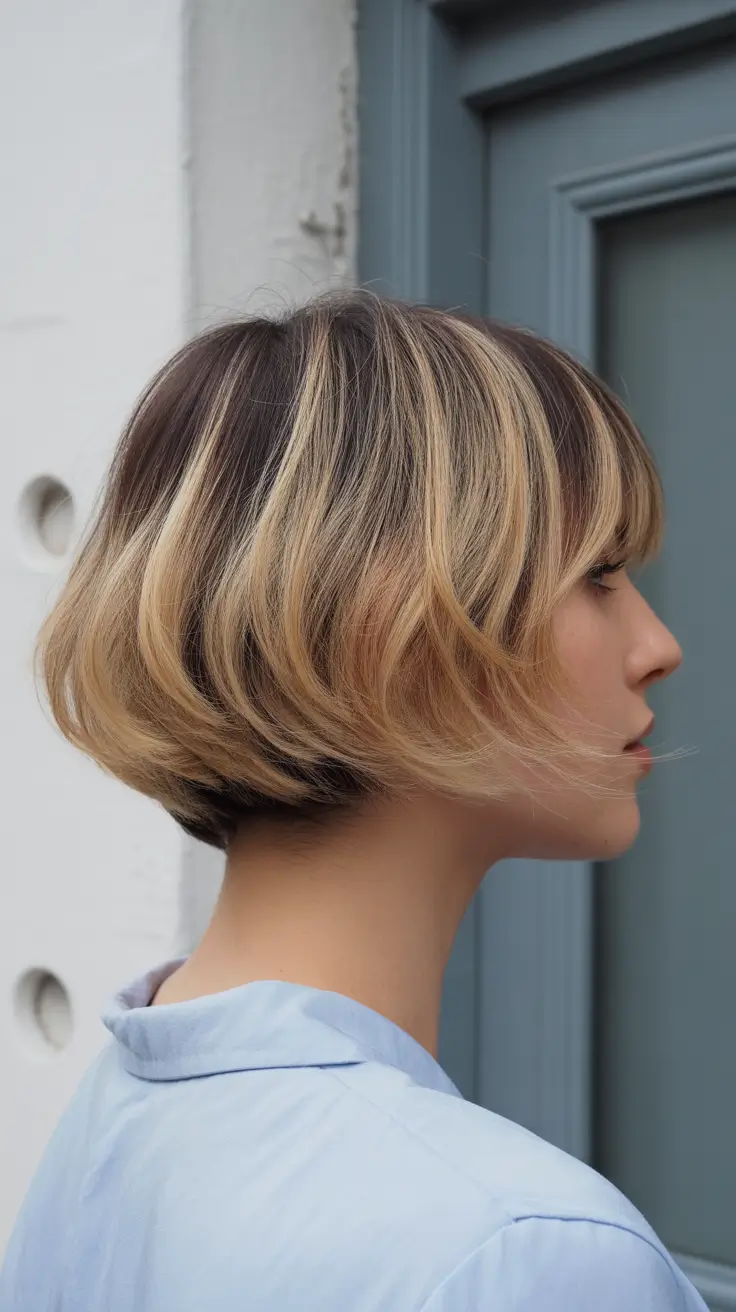 spring blonde hair color 2026 Blonde Bob With Clean Lines
