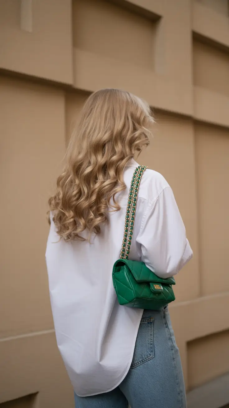 spring hair color for brown skin 2026 Soft Golden Blonde Waves With Depth