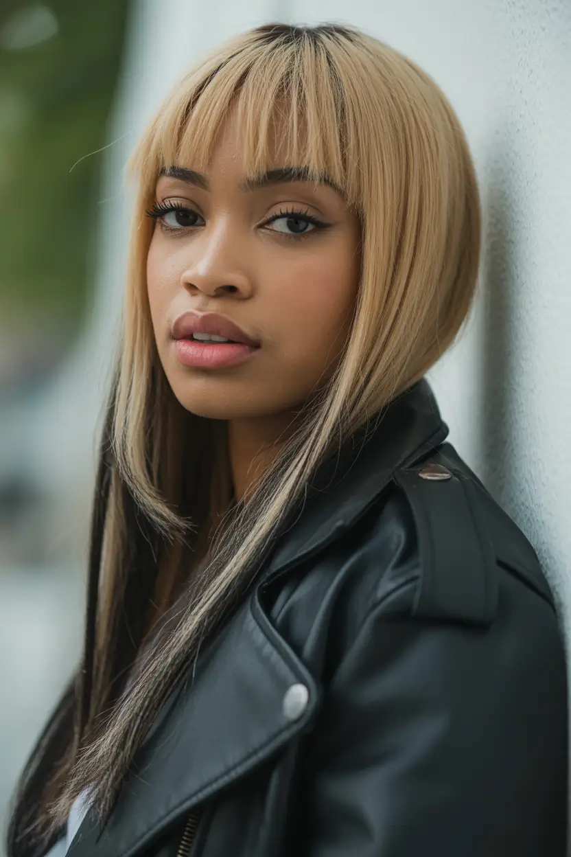 spring hair color for brown skin 2026 Clean Blonde With a Soft Neutral Tone