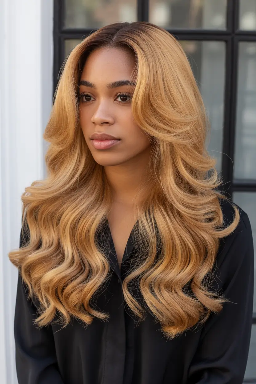 spring hair color for brown skin 2026 Honey Copper