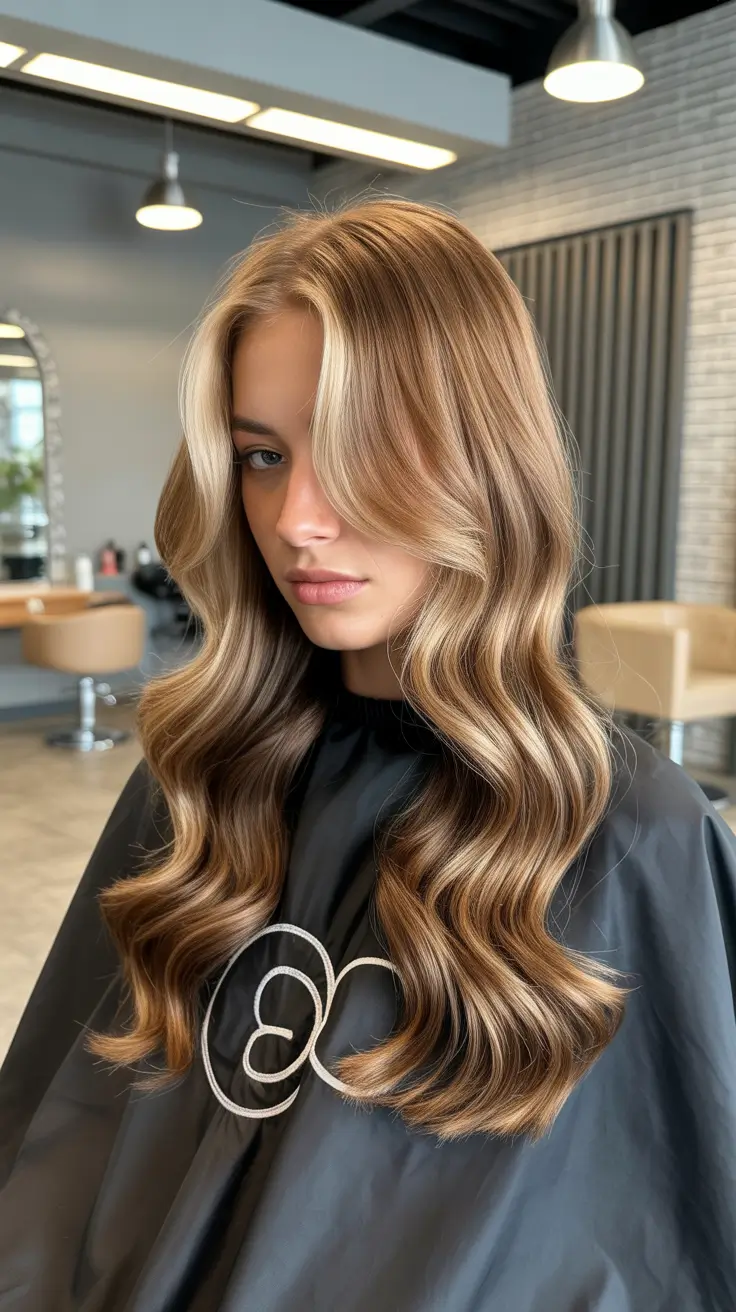 spring hair color for tan skin 2026 Soft Blonde Balayage With Natural Depth