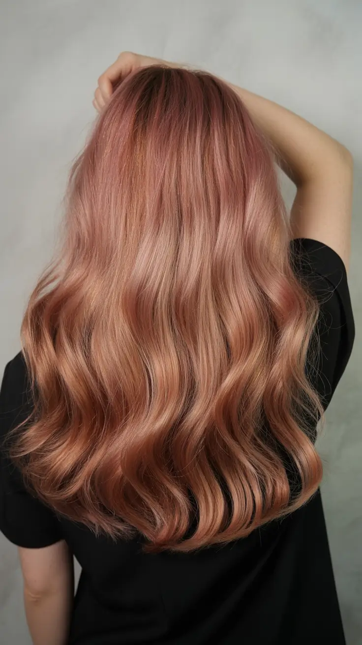 spring hair color trends 2026 Rose Gold Hair