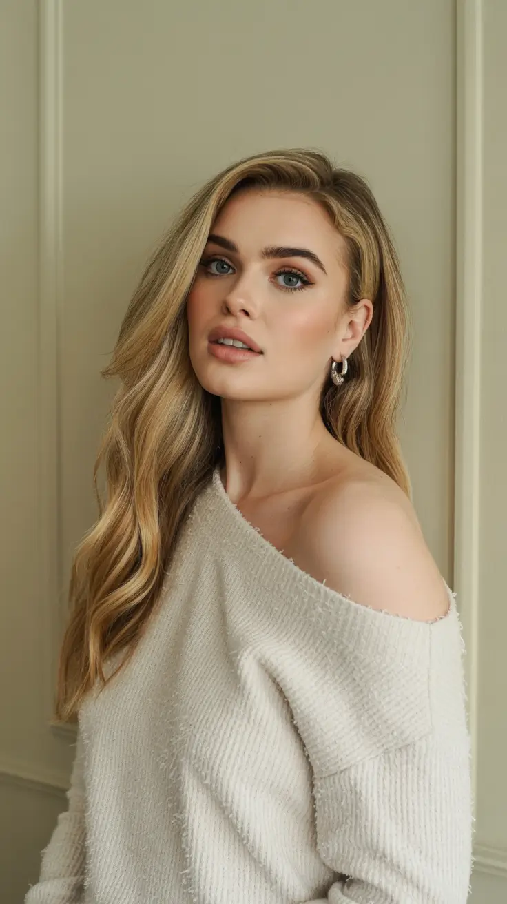 spring Haircuts for square Face Shape 2026 Side Swept Hollywood Waves