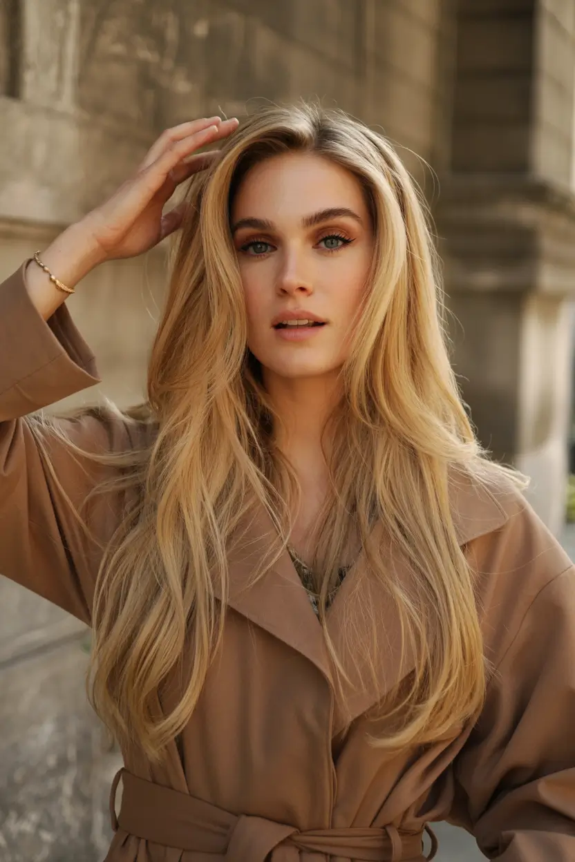 spring Haircuts for square Face Shape 2026 Modern Honey Layers with a Tailored Finish