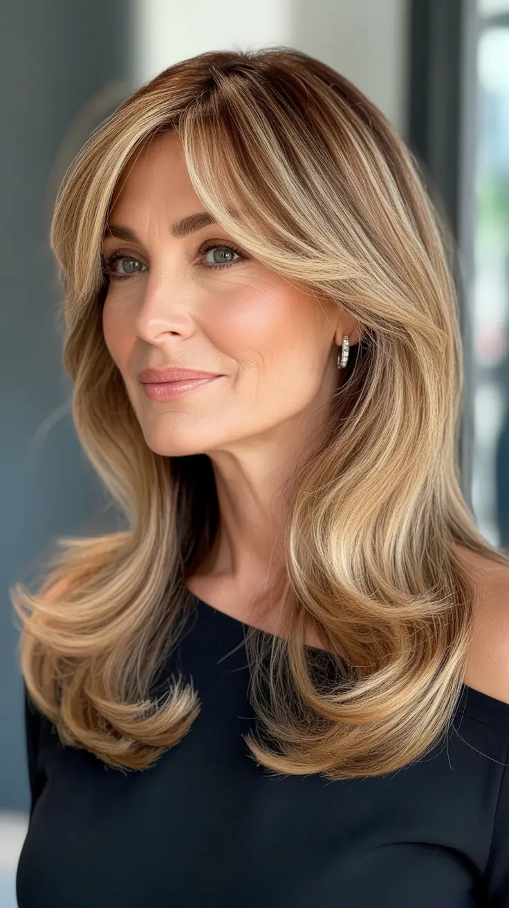 spring Haircuts for Women Over 50 2026 Soft Long Layers