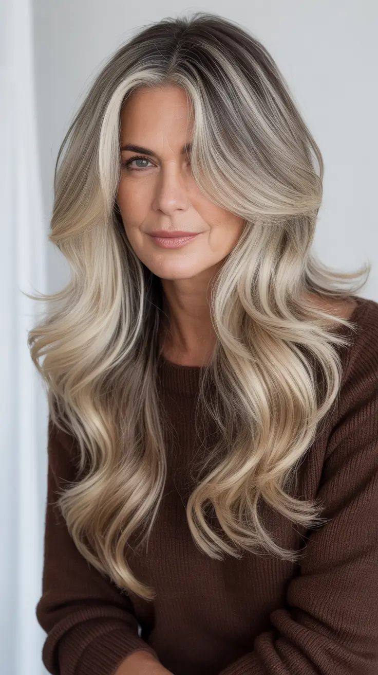 spring Haircuts for Women Over 50 2026 Long Shag