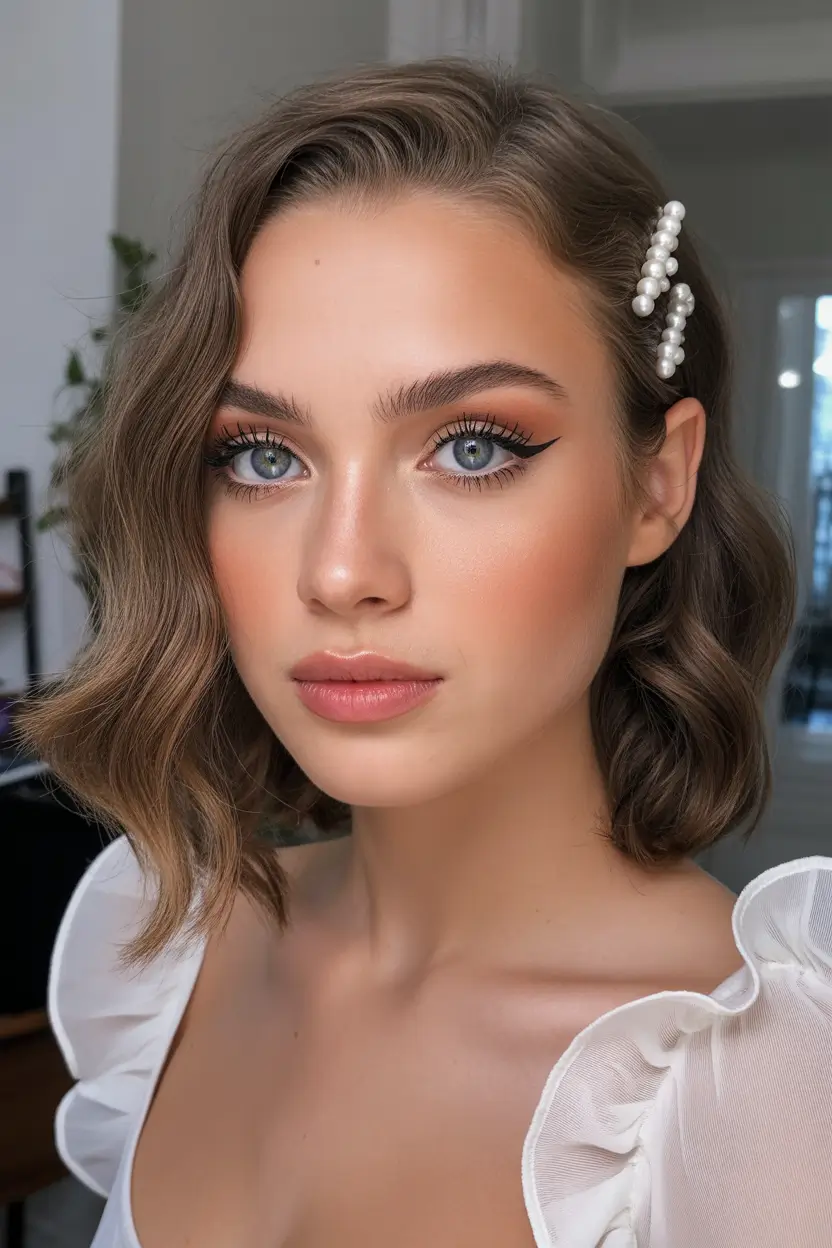 spring hairstyle for medium length hair 2026 Vintage Waves