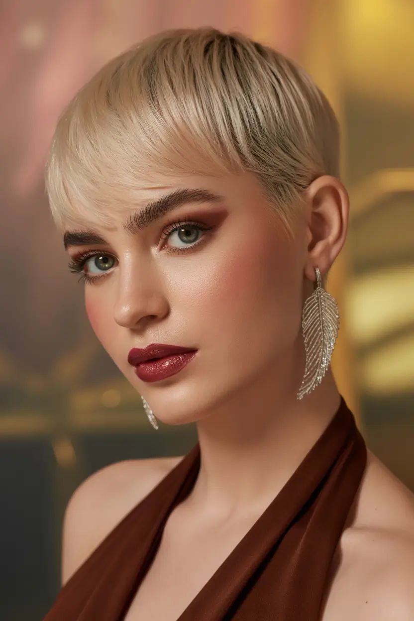 spring pixie 2026 Classic Creamy Blonde Pixie