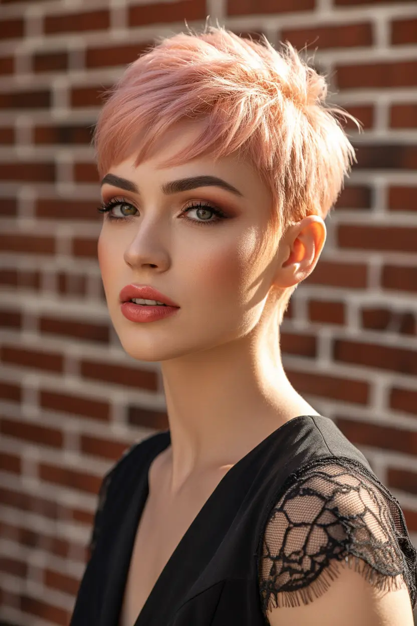 spring pixie 2026 Blush Pink Precision Crop