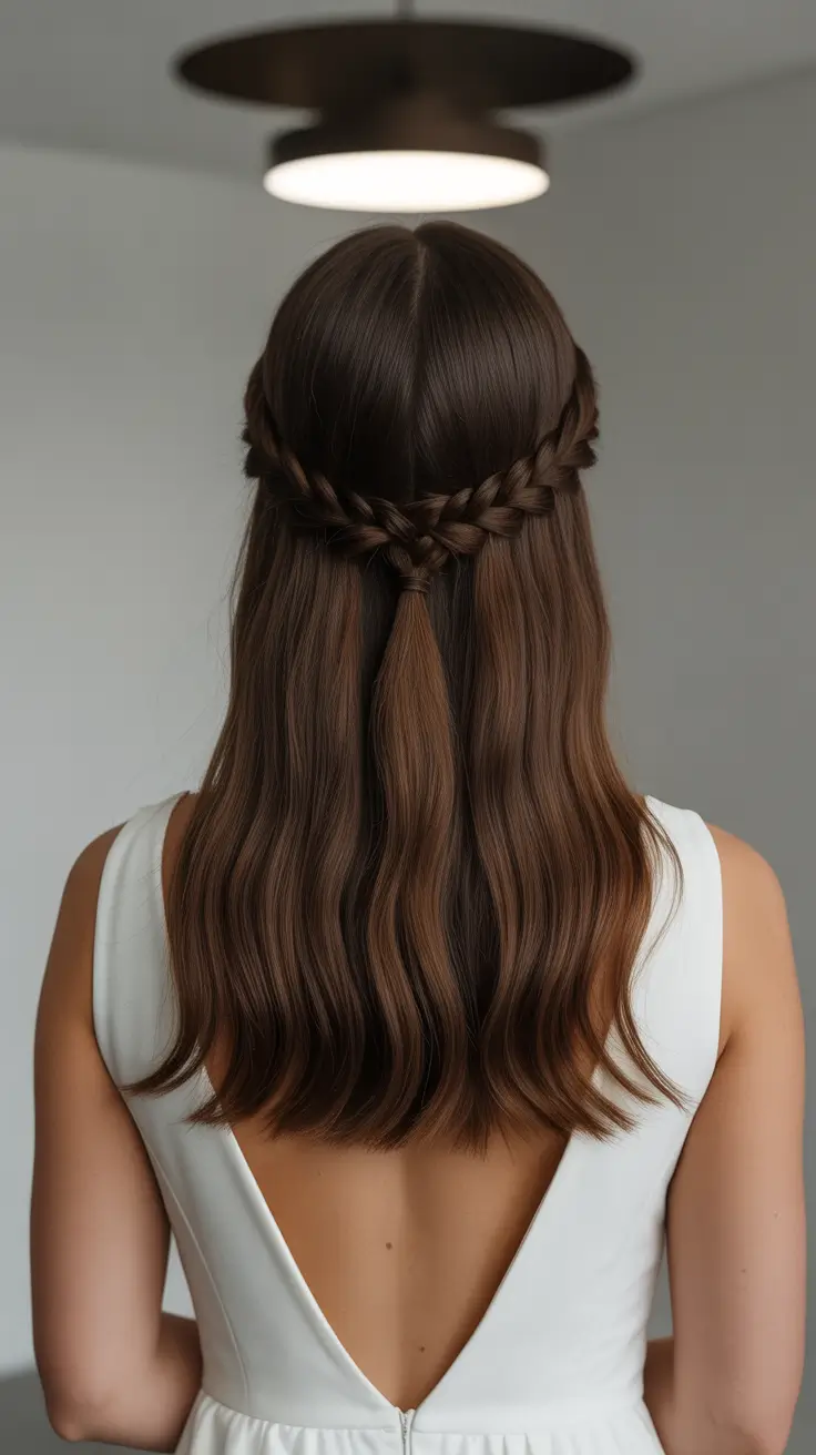 spring hairstyles 2026 Soft Half-Up Braids