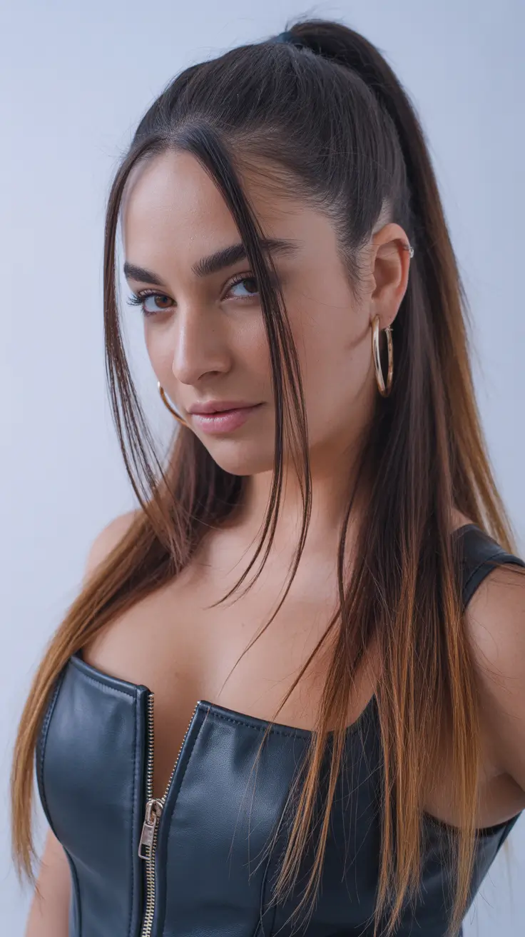 spring hairstyles 2026 Sleek High Ponytail