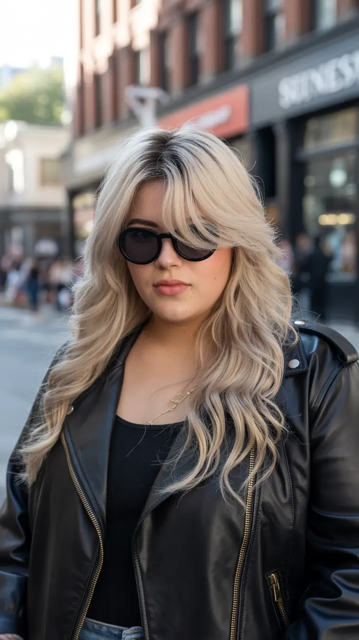 spring hairstyles 2026 Layered Waves With Bangs