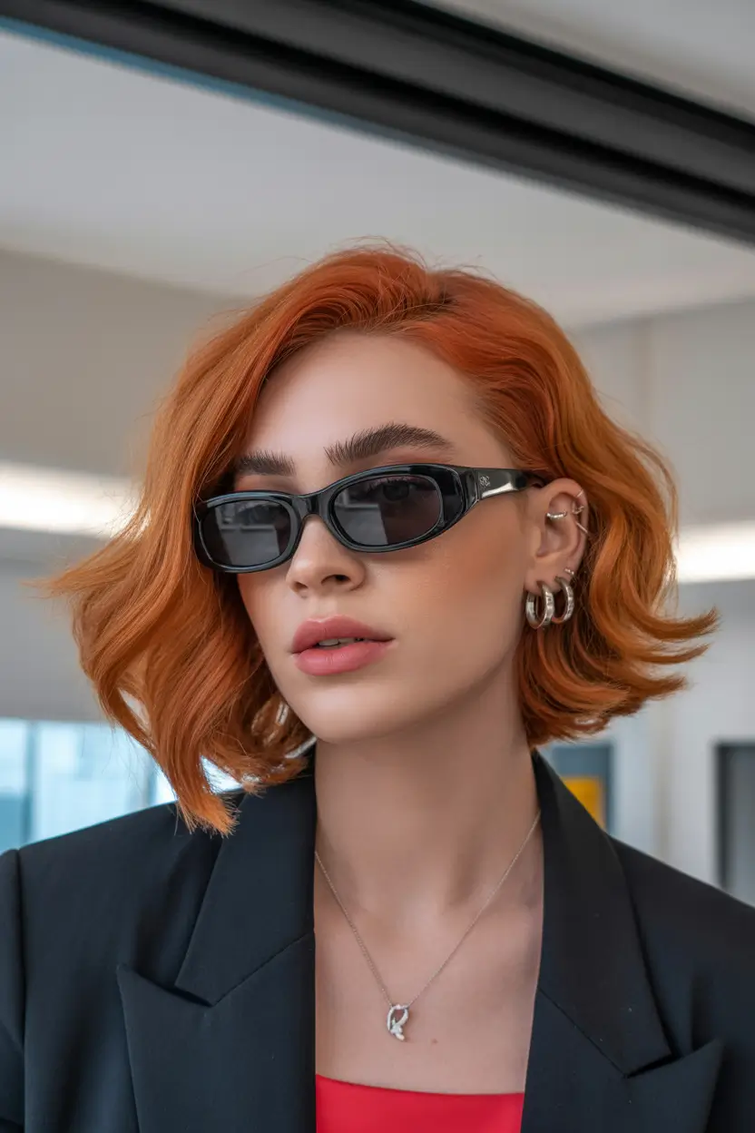 spring haircuts 2026 Soft Copper Waves