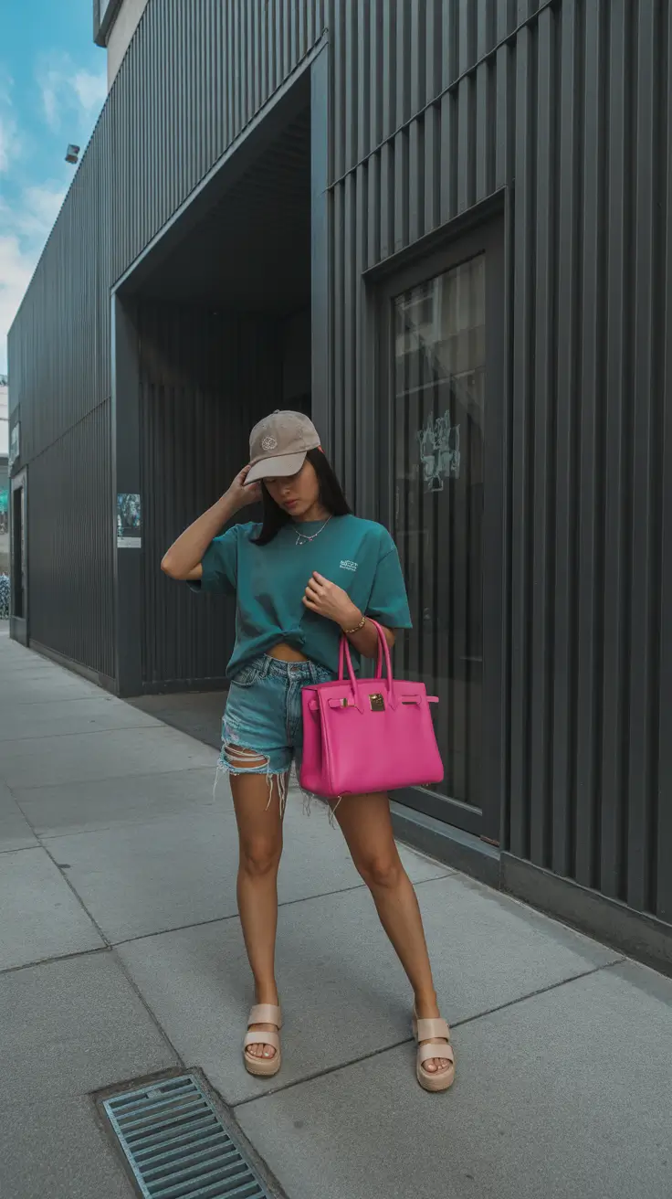 March Outfits Ideas 2026 Street Cool with a Pop of Pride Color