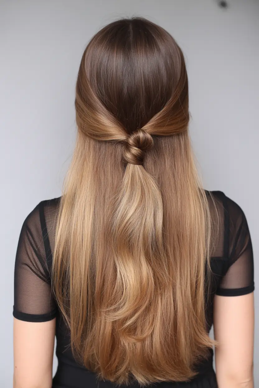 spring caramel hair color 2026 Soft Knotted Caramel with Light Honey Ends