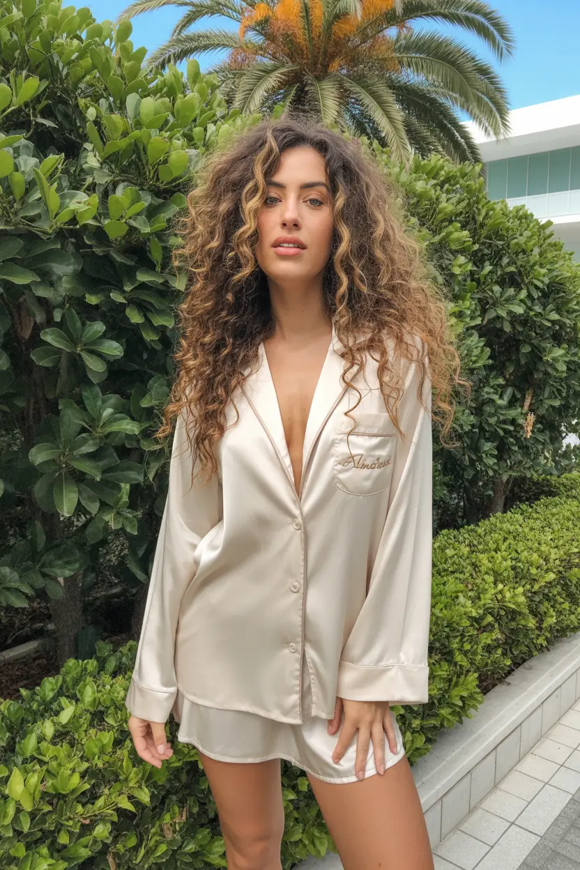 spring dark blonde hair color 2026 - Curly Dark Blonde with Copper and Caramel Accents