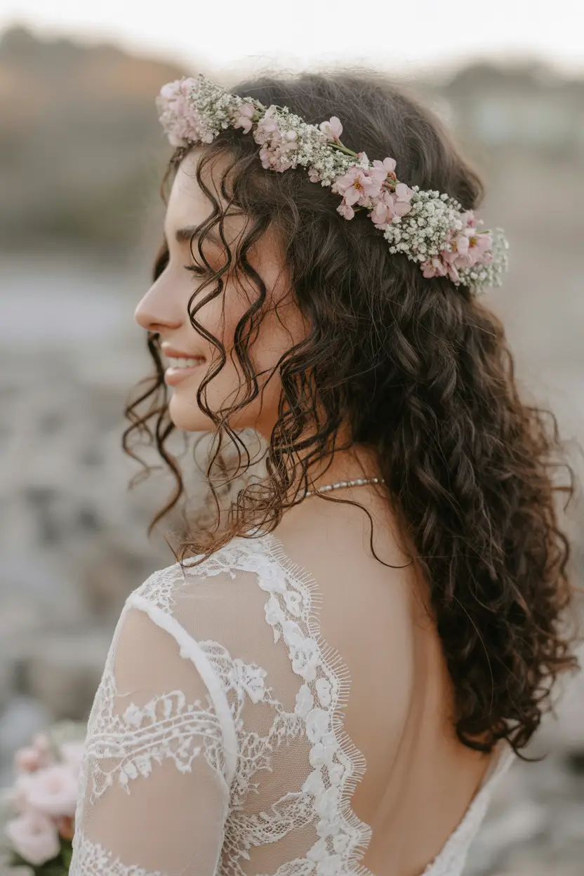 spring hair color light skin 2026 Natural Curly Brown