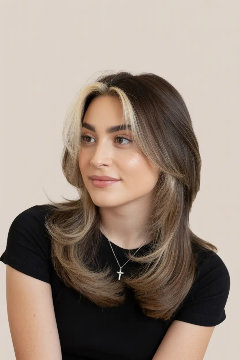 spring hair color light skin 2026 Face Framing Blonde