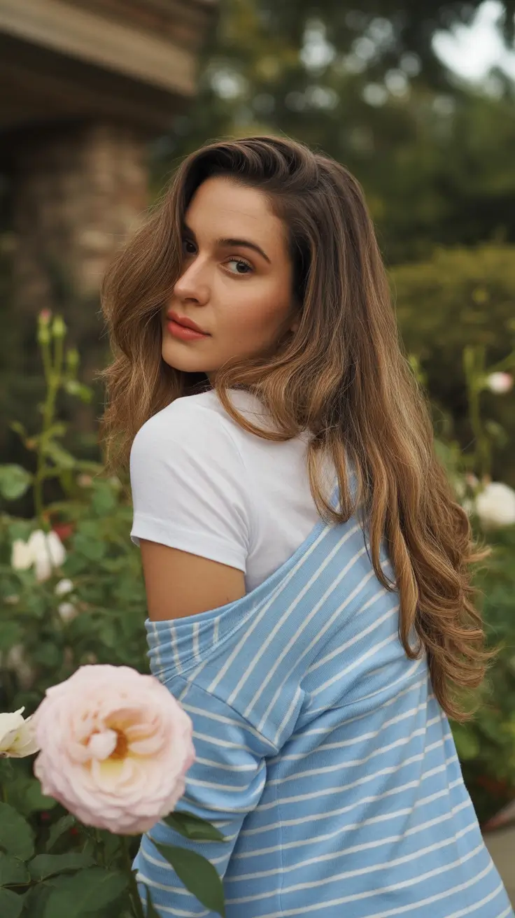 spring Hair Color Ideas to Look Younger 2026 Soft Garden Brown