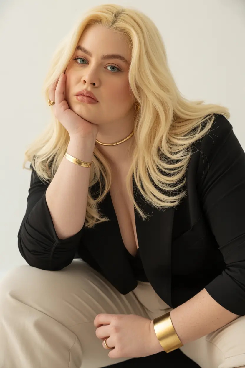 spring haircut inspiration 2026 Voluminous Glam Medium Layers