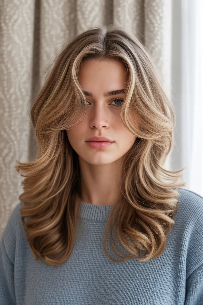 spring butterfly haircut 2026 Soft Long Layers With a Classic Butterfly Shape