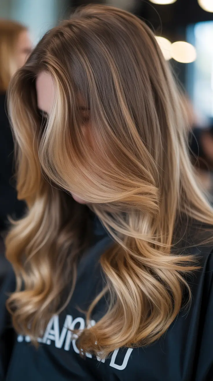 spring butterfly haircut 2026 Warm Blonde Layers