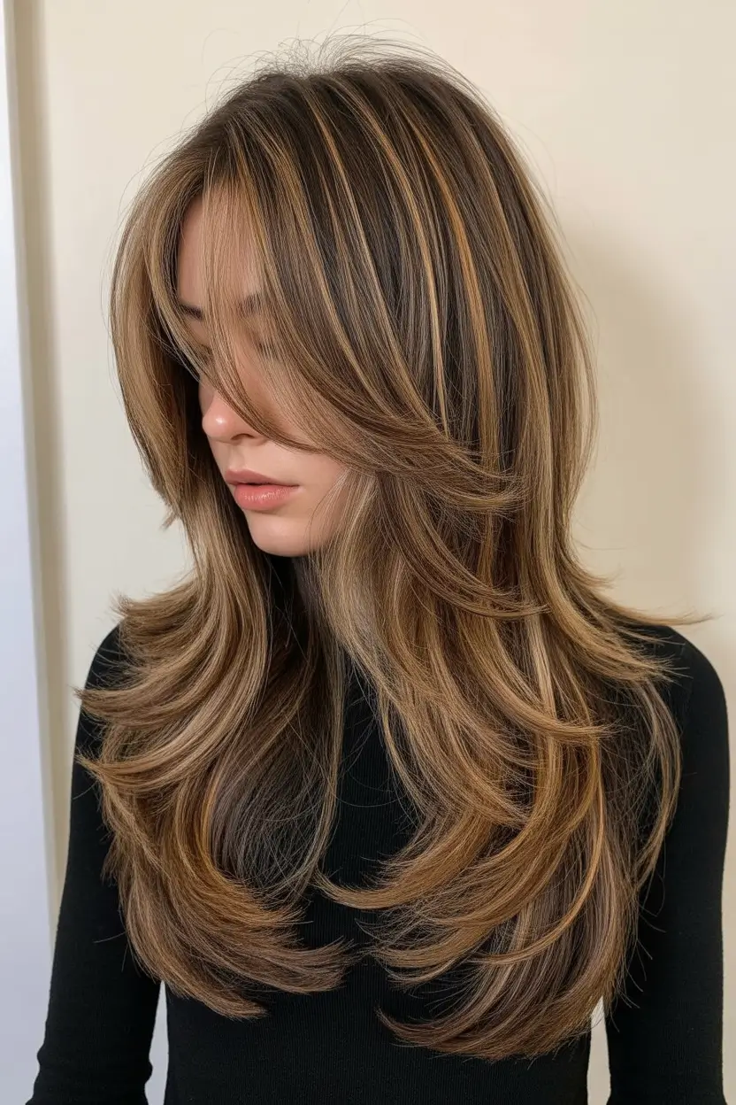 spring butterfly haircut 2026 Layered Volume Cut