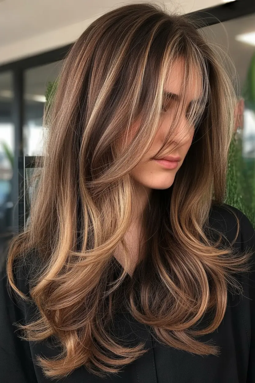 spring butterfly haircut 2026 Curtain Bangs Butterfly Cut