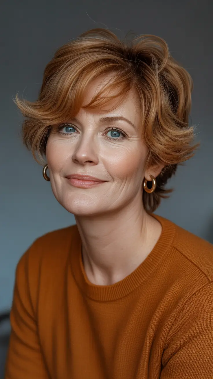 spring Haircuts for Women Over 60 2026 Short Shag