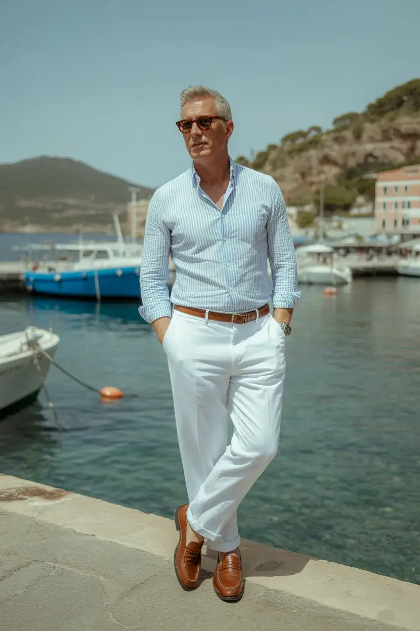 casual summer outfits men 2026 Coastal Lightness and Effortless Confidence