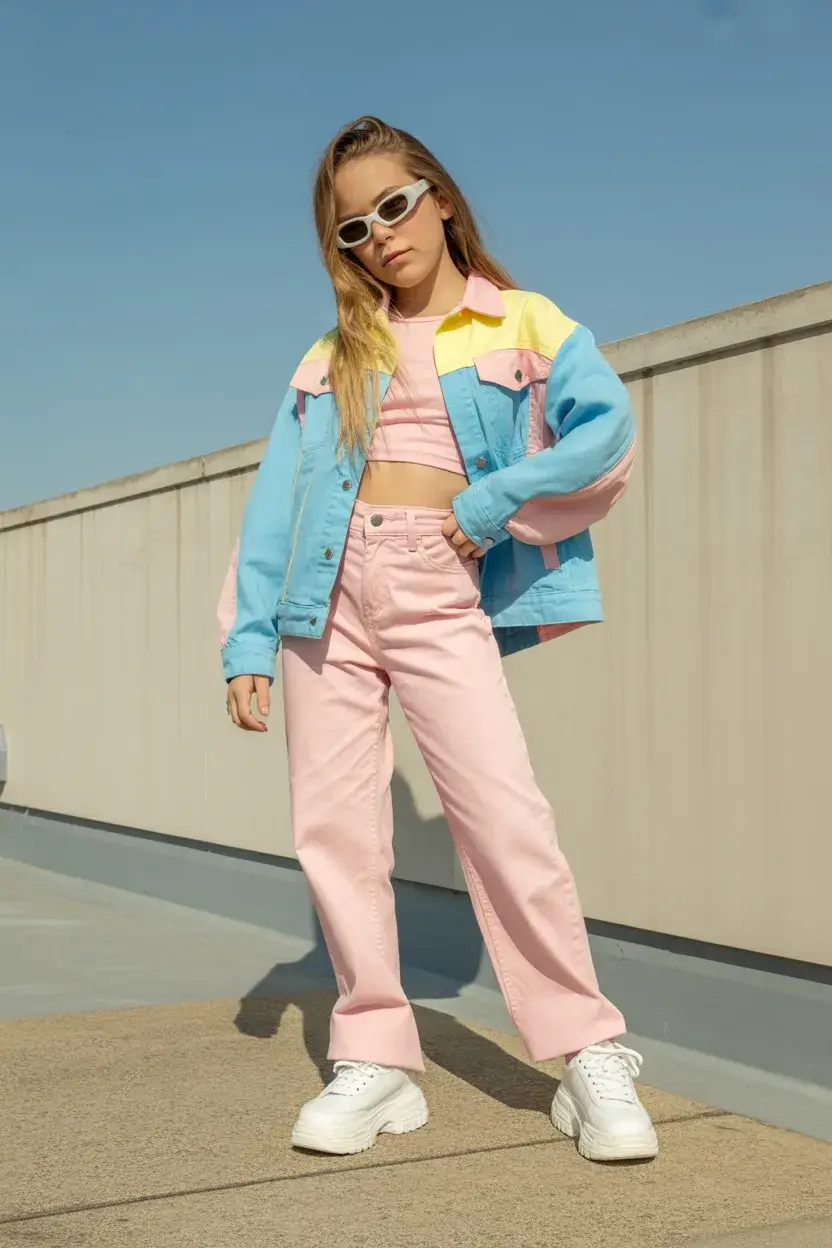 summer outfits for teens 2026 Pastel Street Style With a Soft Girl Twist