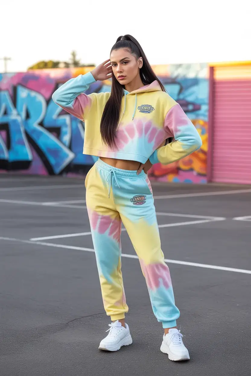 summer outfits for teens 2026 Sporty Tie-Dye Sets That Feel Like Summer Freedom